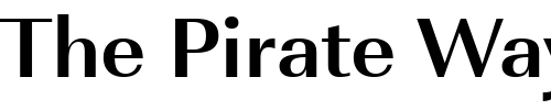 Font : RicoBecker-Bold Custom Text : The Pirate Way Test your own text here Click to download or to view this font on a tshirt that can be custom printed in Bali