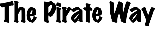 Font : Riechelu-Wide Custom Text : The Pirate Way Test your own text here Click to download or to view this font on a tshirt that can be custom printed in Bali