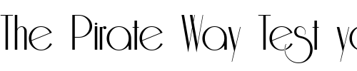 Font : Riesling-Regular Custom Text : The Pirate Way Test your own text here Click to download or to view this font on a tshirt that can be custom printed in Bali