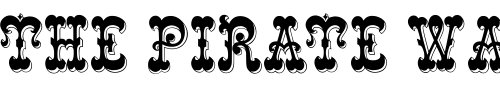 Font : Ringmaster-Normal Custom Text : The Pirate Way Test your own text here Click to download or to view this font on a tshirt that can be custom printed in Bali