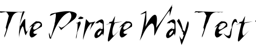 Font : Riptide-ITC-Medium Custom Text : The Pirate Way Test your own text here Click to download or to view this font on a tshirt that can be custom printed in Bali