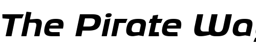 Font : Ritafurey-Demi-Bold-Italic Custom Text : The Pirate Way Test your own text here Click to download or to view this font on a tshirt that can be custom printed in Bali