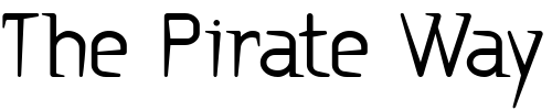 Font : Ritalin Custom Text : The Pirate Way Test your own text here Click to download or to view this font on a tshirt that can be custom printed in Bali