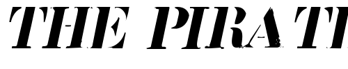 Font : Roadcase-Oblique Custom Text : The Pirate Way Test your own text here Click to download or to view this font on a tshirt that can be custom printed in Bali