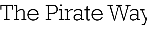 Font : Rockwell-MT-Light Custom Text : The Pirate Way Test your own text here Click to download or to view this font on a tshirt that can be custom printed in Bali