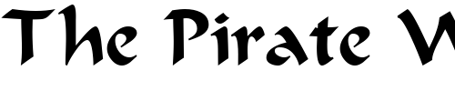 Font : RococoSSK Custom Text : The Pirate Way Test your own text here Click to download or to view this font on a tshirt that can be custom printed in Bali