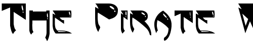 Font : Roger-Dean-s-ABWH Custom Text : The Pirate Way Test your own text here Click to download or to view this font on a tshirt that can be custom printed in Bali