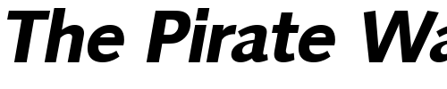 Font : RogerBecker-Bold-Italic Custom Text : The Pirate Way Test your own text here Click to download or to view this font on a tshirt that can be custom printed in Bali