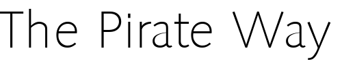 Font : RogerBecker-ExtraLight Custom Text : The Pirate Way Test your own text here Click to download or to view this font on a tshirt that can be custom printed in Bali