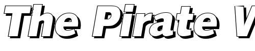 Font : RogerBeckerShadow-ExtraBold-Italic Custom Text : The Pirate Way Test your own text here Click to download or to view this font on a tshirt that can be custom printed in Bali