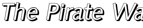 Font : RogerBeckerShadow-Italic Custom Text : The Pirate Way Test your own text here Click to download or to view this font on a tshirt that can be custom printed in Bali