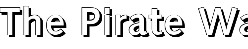 Font : RogerBeckerShadow-Medium-Regular Custom Text : The Pirate Way Test your own text here Click to download or to view this font on a tshirt that can be custom printed in Bali