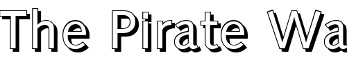 Font : RogerBeckerShadow-Regular Custom Text : The Pirate Way Test your own text here Click to download or to view this font on a tshirt that can be custom printed in Bali