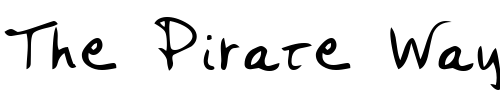 Font : RogersHand-Regular Custom Text : The Pirate Way Test your own text here Click to download or to view this font on a tshirt that can be custom printed in Bali