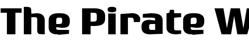 Font : Rogue-Sans-Ext-Bold Custom Text : The Pirate Way Test your own text here Click to download or to view this font on a tshirt that can be custom printed in Bali