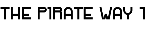 Font : Rolinga-Renner-Extravaganza Custom Text : The Pirate Way Test your own text here Click to download or to view this font on a tshirt that can be custom printed in Bali