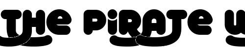 Font : Roller-Baby-BV-Alt Custom Text : The Pirate Way Test your own text here Click to download or to view this font on a tshirt that can be custom printed in Bali