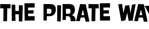 Font : Roller-World-BTN Custom Text : The Pirate Way Test your own text here Click to download or to view this font on a tshirt that can be custom printed in Bali