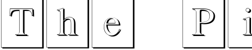 Font : Romand-3D-DB Custom Text : The Pirate Way Test your own text here Click to download or to view this font on a tshirt that can be custom printed in Bali