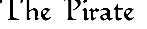 Font : Romeodn-Regular Custom Text : The Pirate Way Test your own text here Click to download or to view this font on a tshirt that can be custom printed in Bali
