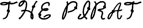 Font : Rope5 Custom Text : The Pirate Way Test your own text here Click to download or to view this font on a tshirt that can be custom printed in Bali