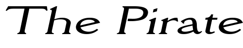 Font : Rory-Extended-Italic Custom Text : The Pirate Way Test your own text here Click to download or to view this font on a tshirt that can be custom printed in Bali