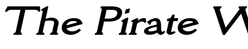Font : Rory-Wide-BoldItalic Custom Text : The Pirate Way Test your own text here Click to download or to view this font on a tshirt that can be custom printed in Bali