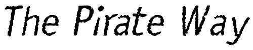 Font : Rosango-Italic Custom Text : The Pirate Way Test your own text here Click to download or to view this font on a tshirt that can be custom printed in Bali
