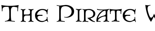 Font : RoseGardenEF-BoldInlayOne Custom Text : The Pirate Way Test your own text here Click to download or to view this font on a tshirt that can be custom printed in Bali