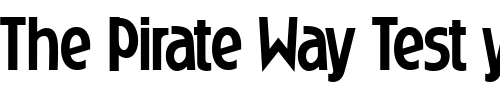 Font : RoslynGothic-Medium Custom Text : The Pirate Way Test your own text here Click to download or to view this font on a tshirt that can be custom printed in Bali