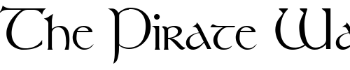 Font : Rosslaire-DB Custom Text : The Pirate Way Test your own text here Click to download or to view this font on a tshirt that can be custom printed in Bali