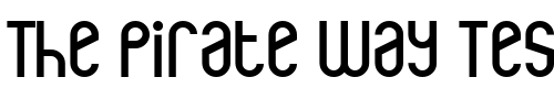 Font : Rothwell Custom Text : The Pirate Way Test your own text here Click to download or to view this font on a tshirt that can be custom printed in Bali