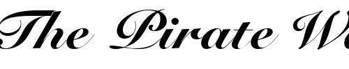 Font : Roundhand-Black-BT Custom Text : The Pirate Way Test your own text here Click to download or to view this font on a tshirt that can be custom printed in Bali