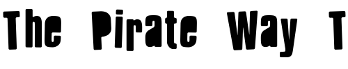Font : RubOn-Heavy Custom Text : The Pirate Way Test your own text here Click to download or to view this font on a tshirt that can be custom printed in Bali
