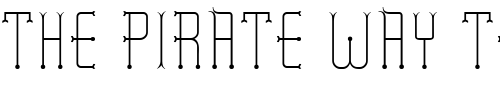 Font : RubaiyatInline Custom Text : The Pirate Way Test your own text here Click to download or to view this font on a tshirt that can be custom printed in Bali