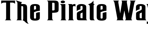 Font : RubensWide Custom Text : The Pirate Way Test your own text here Click to download or to view this font on a tshirt that can be custom printed in Bali