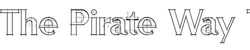 Font : RubinoSansICG Custom Text : The Pirate Way Test your own text here Click to download or to view this font on a tshirt that can be custom printed in Bali