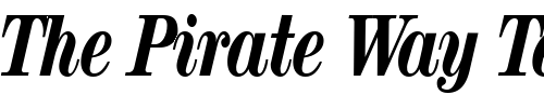 Font : RubyScriptNarrowXbold-Regular Custom Text : The Pirate Way Test your own text here Click to download or to view this font on a tshirt that can be custom printed in Bali