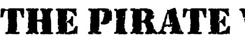 Font : RudakiSolT Custom Text : The Pirate Way Test your own text here Click to download or to view this font on a tshirt that can be custom printed in Bali