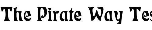 Font : Rudelsberg-Regular Custom Text : The Pirate Way Test your own text here Click to download or to view this font on a tshirt that can be custom printed in Bali