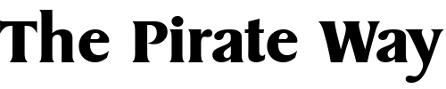 Font : RudyBecker-Bold Custom Text : The Pirate Way Test your own text here Click to download or to view this font on a tshirt that can be custom printed in Bali