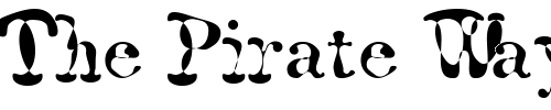 Font : Runamuck Custom Text : The Pirate Way Test your own text here Click to download or to view this font on a tshirt that can be custom printed in Bali