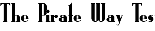 Font : Rundfunk Custom Text : The Pirate Way Test your own text here Click to download or to view this font on a tshirt that can be custom printed in Bali