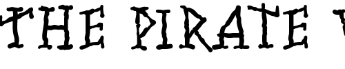 Font : RunishMKMedium Custom Text : The Pirate Way Test your own text here Click to download or to view this font on a tshirt that can be custom printed in Bali