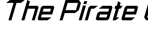 Font : Russell-Square-Italic Custom Text : The Pirate Way Test your own text here Click to download or to view this font on a tshirt that can be custom printed in Bali