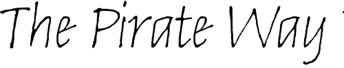 Font : RussellInformal-Oblique Custom Text : The Pirate Way Test your own text here Click to download or to view this font on a tshirt that can be custom printed in Bali