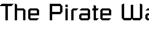 Font : RussellSquare Custom Text : The Pirate Way Test your own text here Click to download or to view this font on a tshirt that can be custom printed in Bali