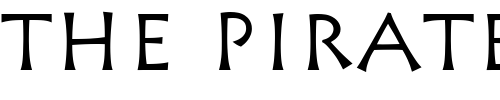 Font : RusticanaRoman Custom Text : The Pirate Way Test your own text here Click to download or to view this font on a tshirt that can be custom printed in Bali