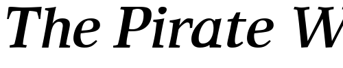 Font : Rustika-BoldItalic Custom Text : The Pirate Way Test your own text here Click to download or to view this font on a tshirt that can be custom printed in Bali