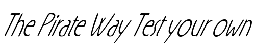 Font : Rx-ZeroOne Custom Text : The Pirate Way Test your own text here Click to download or to view this font on a tshirt that can be custom printed in Bali